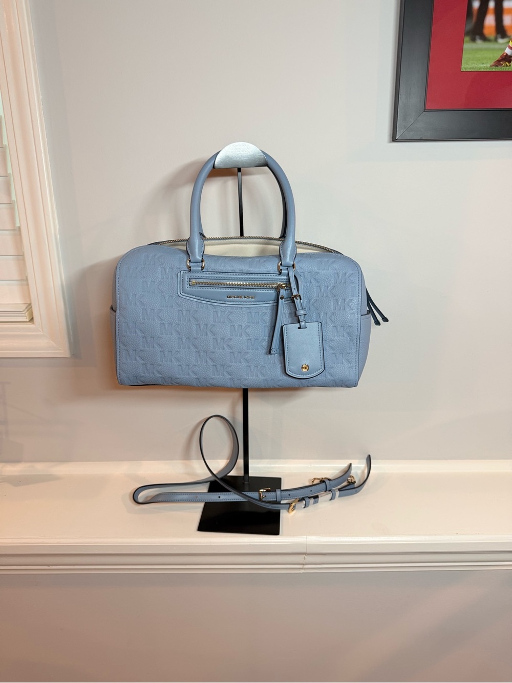 NWT Michael Kors Jet Set leather crossbody bag